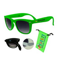 Foldable Sunglasses Green